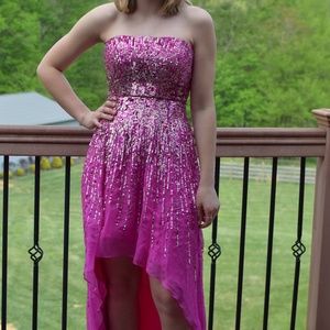 Sherri Hill Prom Hi Low Prom Dress